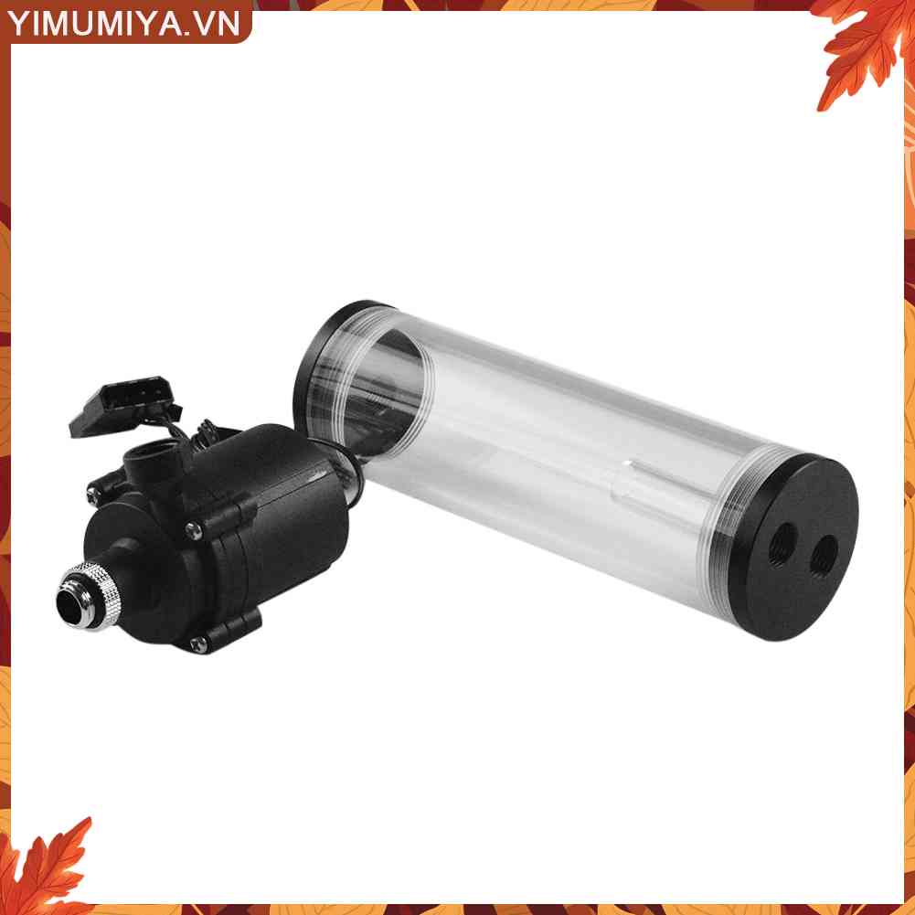 ☼Yimumiya ☼ Ống Bơm Nước Hình Trụ G1 / 4 Ren XHC8 + 160mm Cho CPU#