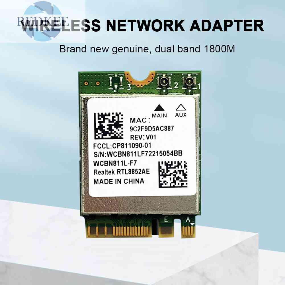 Thẻ Mạng Không Dây RTL8852AE Bluetooth 5.2 Cho Laptop