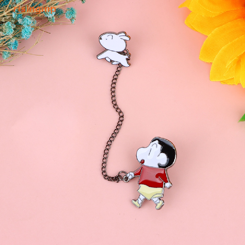 Huy Hiệu Cài Áo Hình Hoạt Hình Cậu Bé Bút Chì Shin-Chan Vui Nhộn