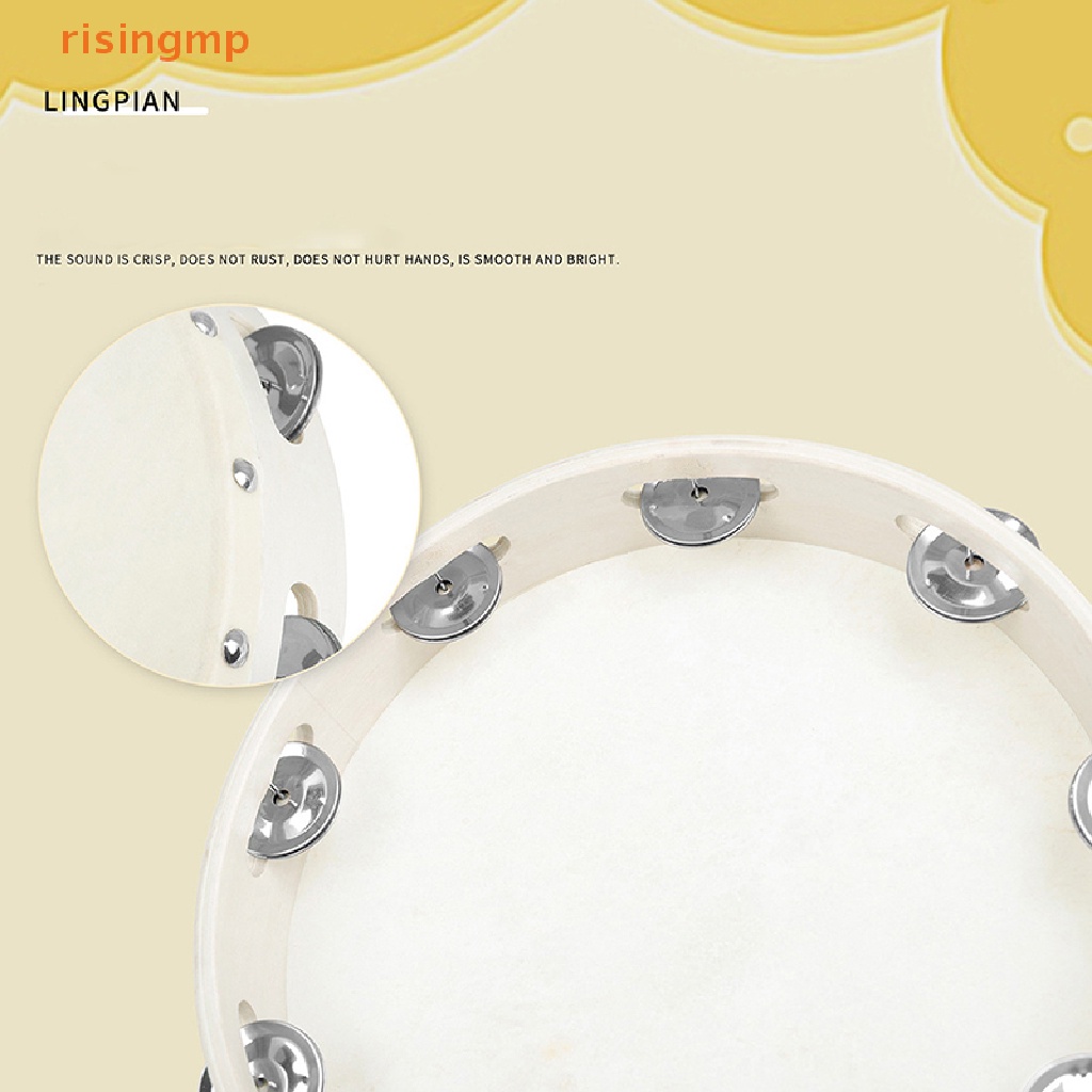 Trống Tambourine 10 Inch Bằng Da Cừu Cho Bé