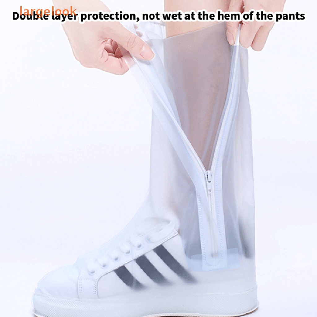[Widelook] Vỏ Bọc Giày Đi Mưa Cổ Cao Dạng Nhấn Cạnh Dày Chống Mài Mòn Chất Lượng Cao Cho Nam Và Nữ