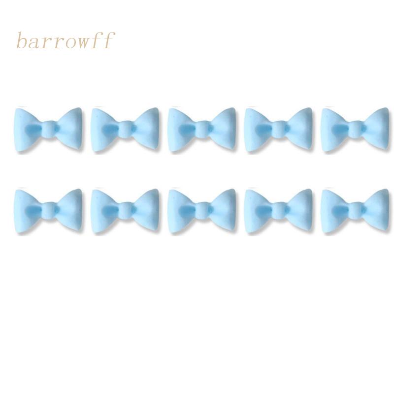 Set 10 Miếng Dán Trang Trí Móng Tay Hình Nơ 3D Xinh Xắn