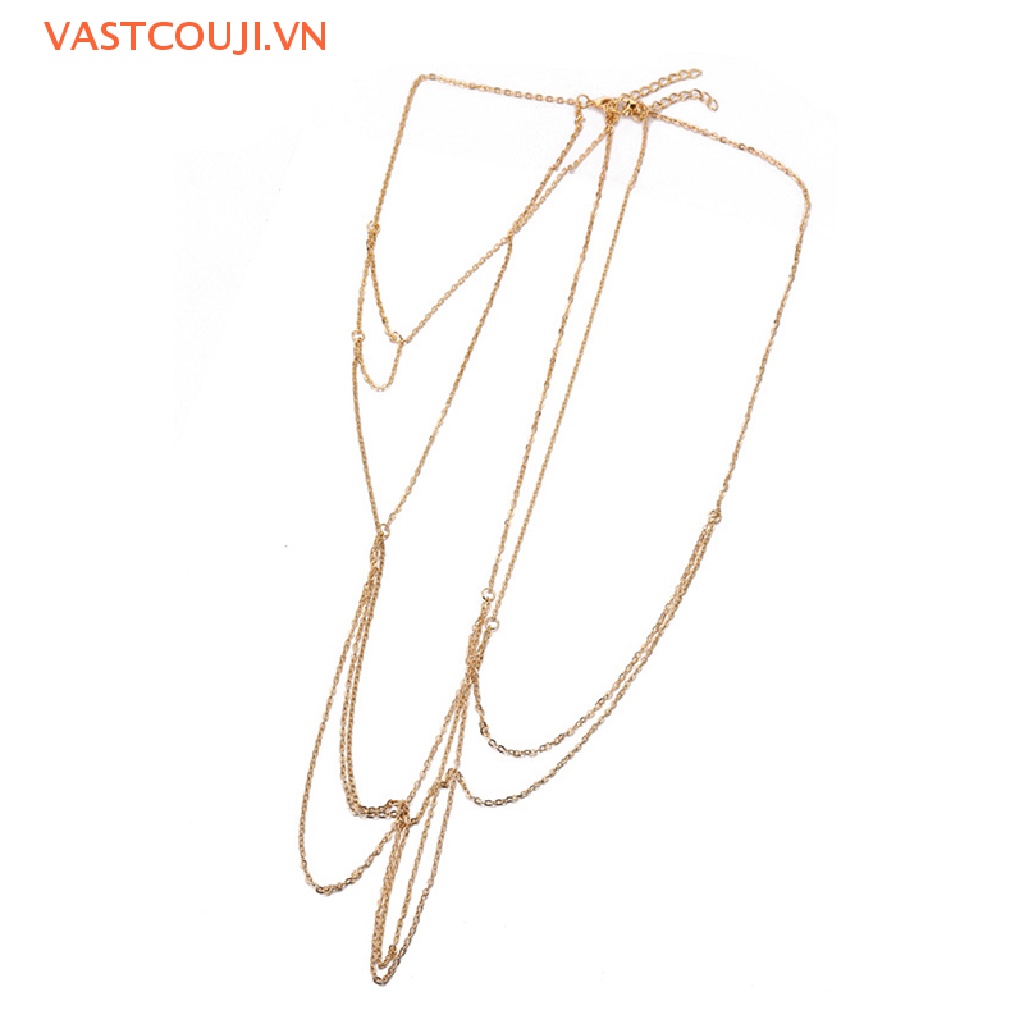 Dây Mắt Xích Đeo Hông Và Ngực Trang Sức Đi Biển Mùa Hè Quyến Rũ Cho Nữ VN