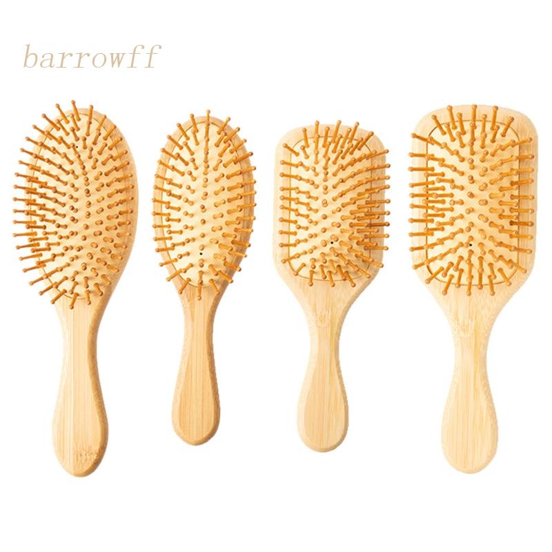 Lược Tre Chải Tóc Gỡ Rối Massage Da Đầu Cho Nam Nữ