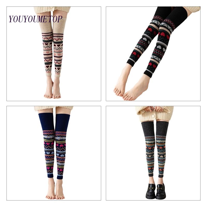 Youyo Vớ Ống Chân Giữ Ấm Mùa Đông Thời Trang Dành Cho Nữ