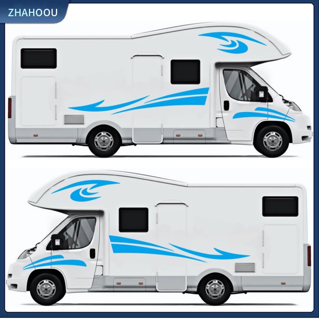 ☃Nhà Cửa☃ 1 Bộ Sticker D-1193 Phong Cách Thể Thao Tự Dính Trang Trí Thân Xe Hơi