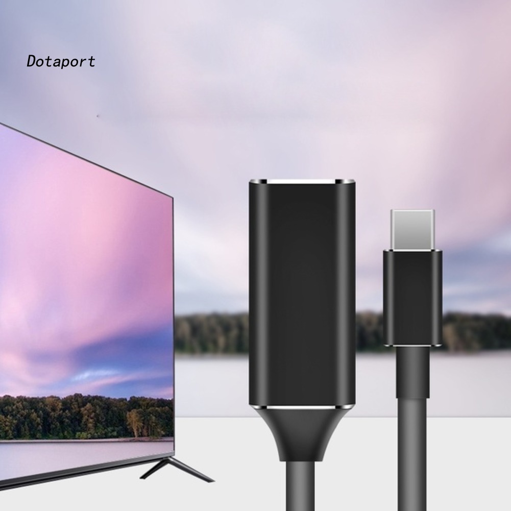 Cáp Chuyển Đổi KDDT-V Type-C Đầu Đực Sang HDMI Đầu Cái 4K Cho HDTV / Máy Chiếu