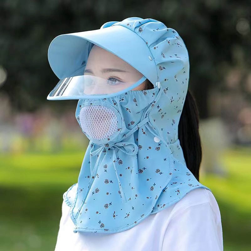 Ygt Mũ Chống Nắng Chống Tia Cực Tím Có Tấm Che Mặt Và Cổ Tiện Dụng Cho Nữ