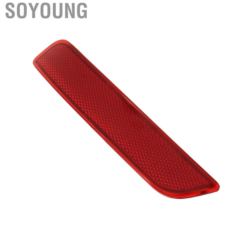 Soyoung Rear Bumper Reflector Tape  Effectively Reflect Lights Lightweight Colorfast Rear Bumper Reflector Shock Proof 63147847592 Remind Location  for Trip