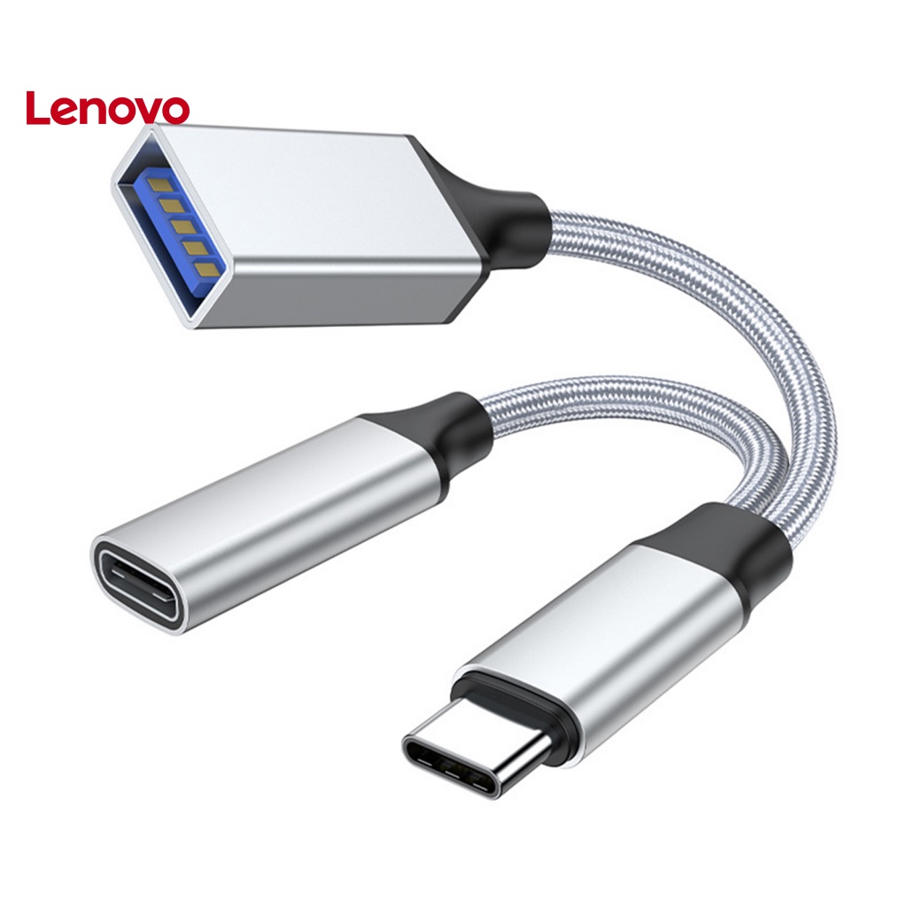 Dây Cáp Sạc USB C OTG Hai Trong Một Tốc Độ Cao Chống Gió Ổn Định Đầu Ra USB-C Cho Điện Thoại / Máy Tính