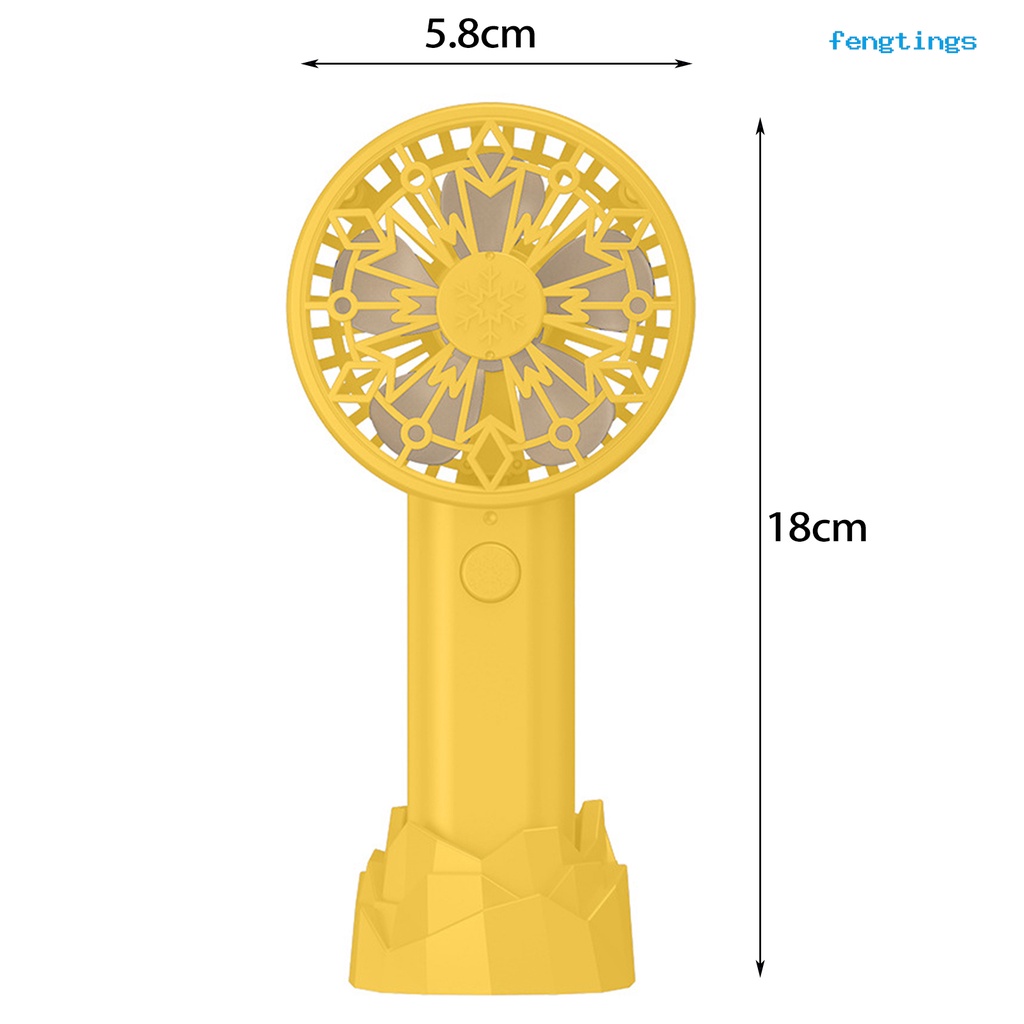 1 Bộ Quạt Làm Mát Mô Phỏng Gió Tự Nhiên Không Chổi Than 5 Cánh Dài Thời Gian Sạc Điện Để Bàn Cho Trường Học