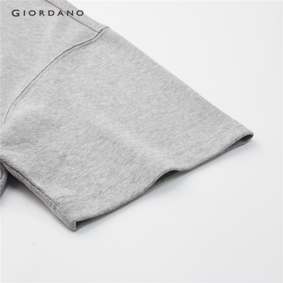 GIORDANO MEN Short sleeve loose pique polo shirt 18013603