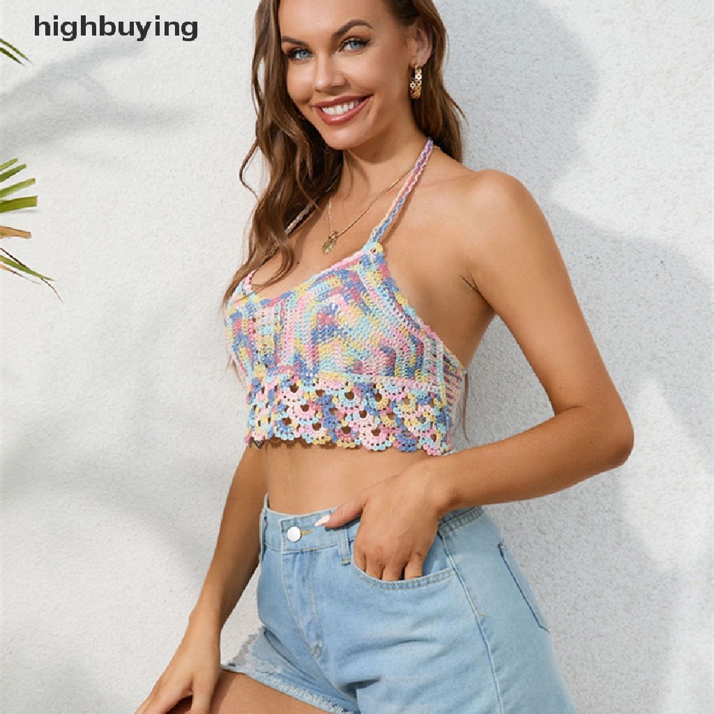 Hbvn Belle Áo Ngực Đi Biển Bằng Sợi Tổng Hợp Họa Tiết Ren Dễ Mặc Phù Hợp Với Mọi Nhóm Tuổi