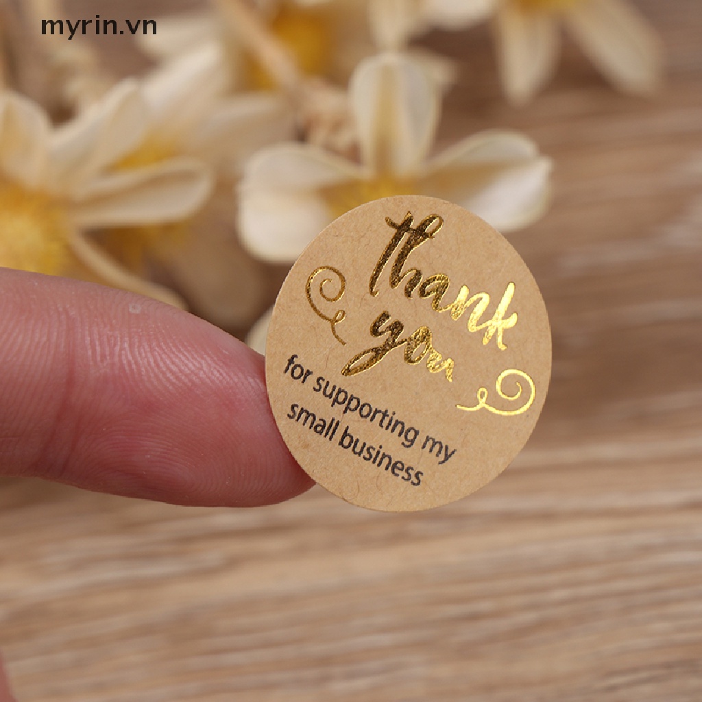 Set 500 Sticker thank you for supporg my business VN