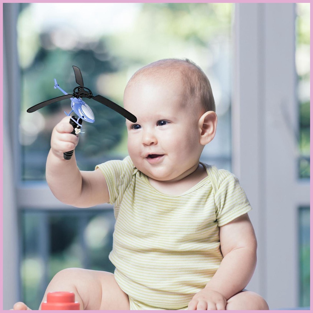 Máy Bay Trực Thăng Đồ Chơi Kéo Dây Cót Vui Nhộn Cho Bé - Đồ Chơi Bé Yêu Thích