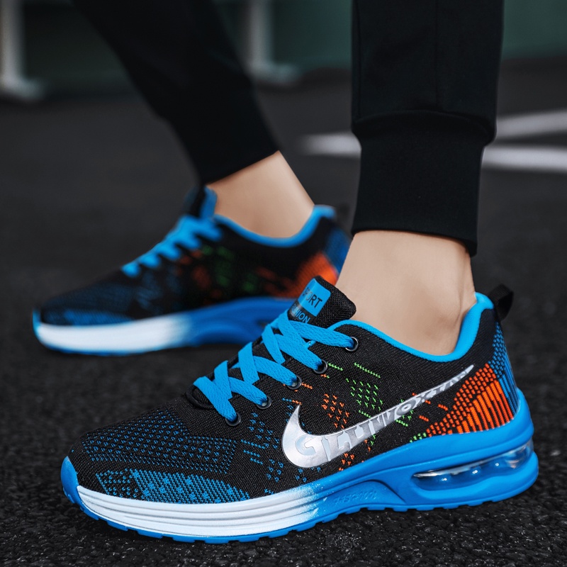 Hàng Có Sẵn Giày Thể Thao Leo Núi Phối Lưới Dệt Siêu Nhẹ Thoáng Khí Chống Trượt Thoải Mái Thời Trang Cho Nam Và Nữ