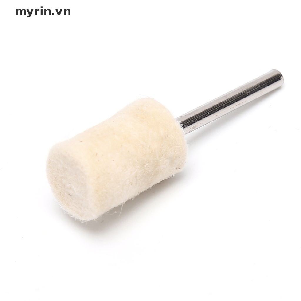 Bộ 10 Bánh Xe Mài Đánh Bóng Bằng Len Nỉ Gắn Máy Khoan