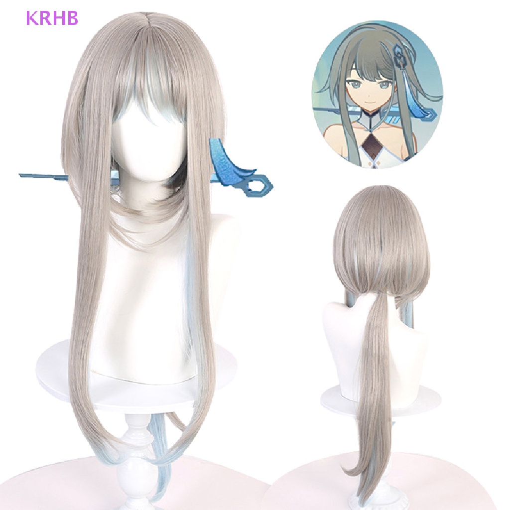 Tóc Giả Hóa Trang Nhân Vật Guizhong Dài 105cm Mới