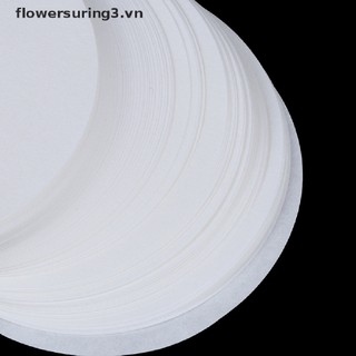 (home) 100Pcs Laboratory Filter Paper Circular Qualitative Filter Paper Medium Speed .