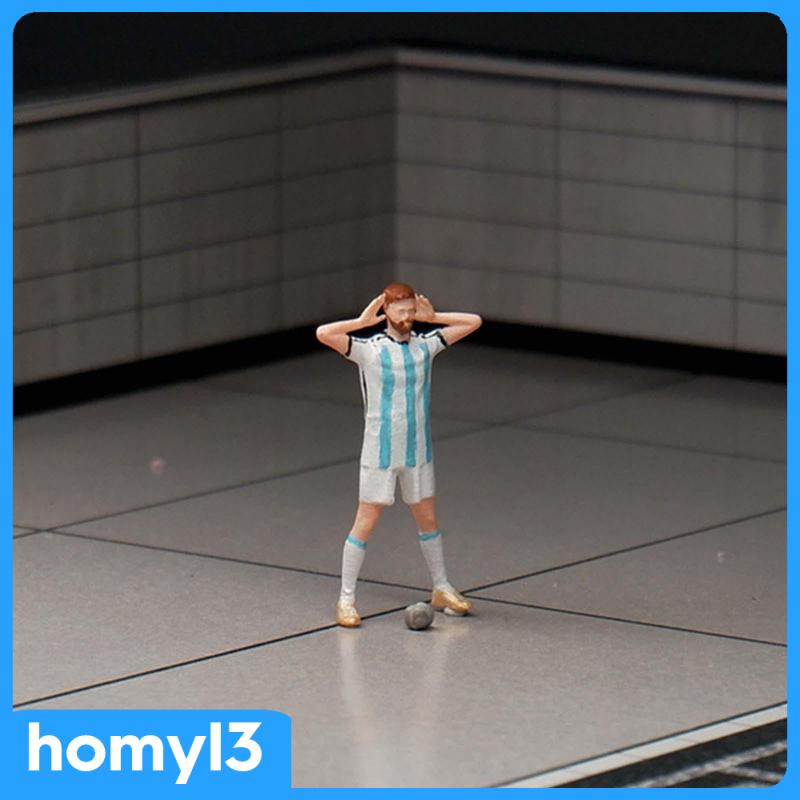 Mô Hình Cầu Thủ Bóng Đá Tỉ Lệ 1 / 64 Trang Trí Tiểu Cảnh