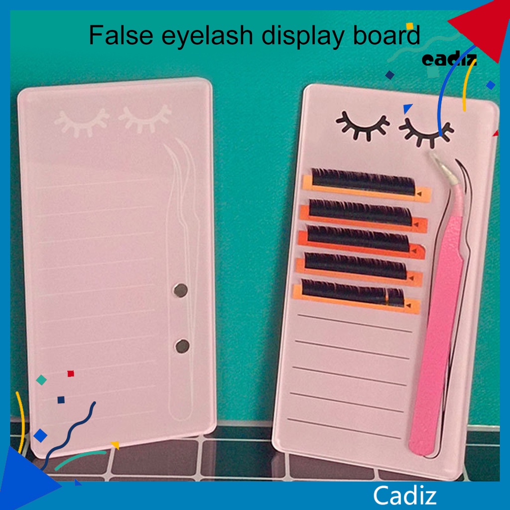 Bảng Đựng Lông Mi Giả Trong Suốt Chống Rơi Kèm Nhíp Trưng Bày
