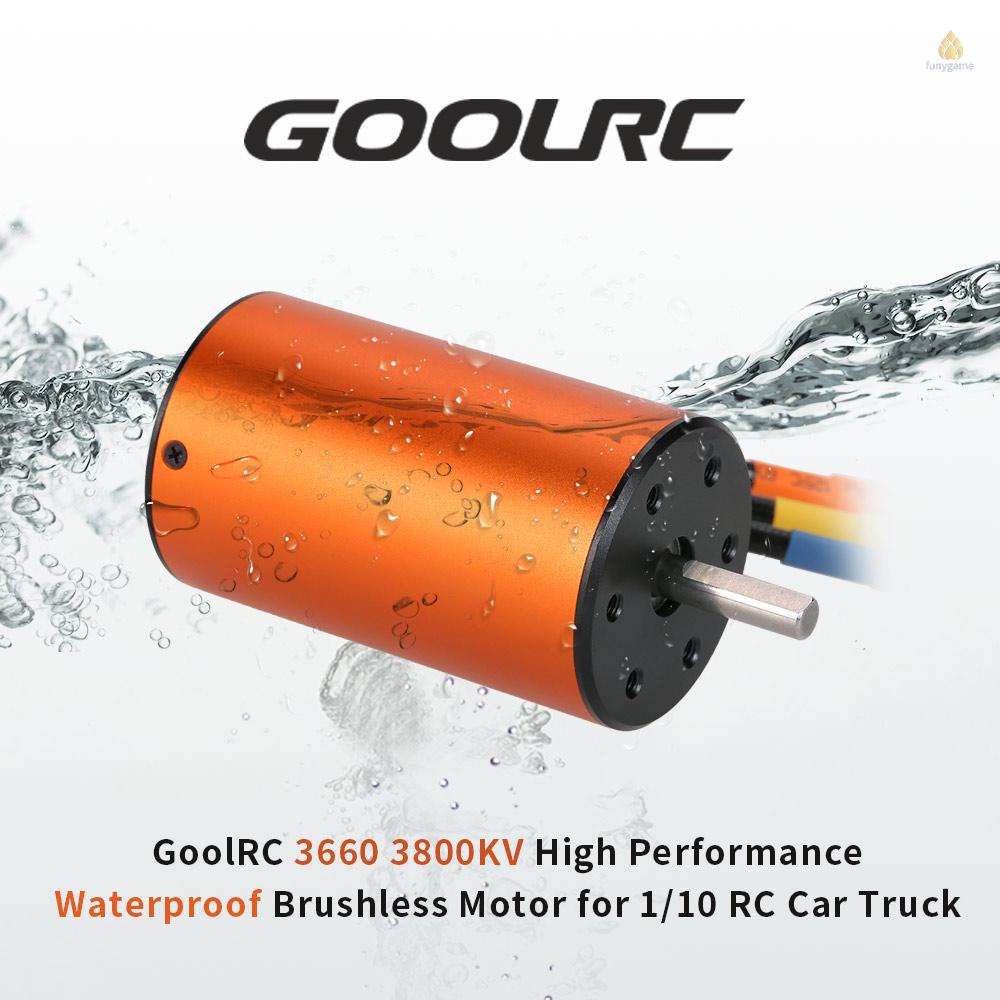 Động Cơ Không Chổi Than Chống Nước GoolRC 3660 3800KV Cho Xe Tải Điều Khiển Từ Xa 1 / 10 1 / 10