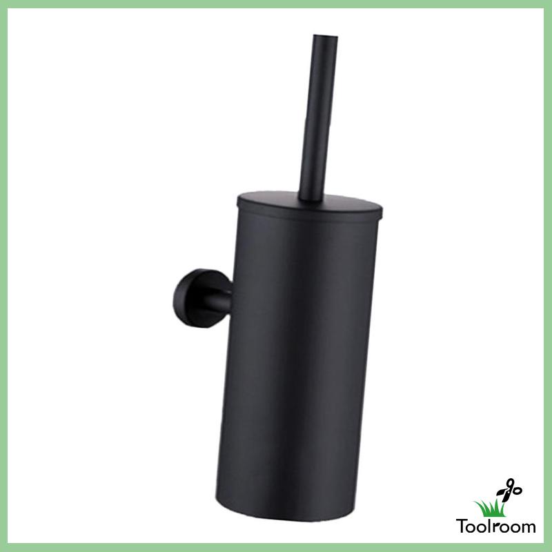Đầu Bàn Chải Vệ Sinh Toilet Gắn Tường Màu Đen Nhám Tiện Dụng