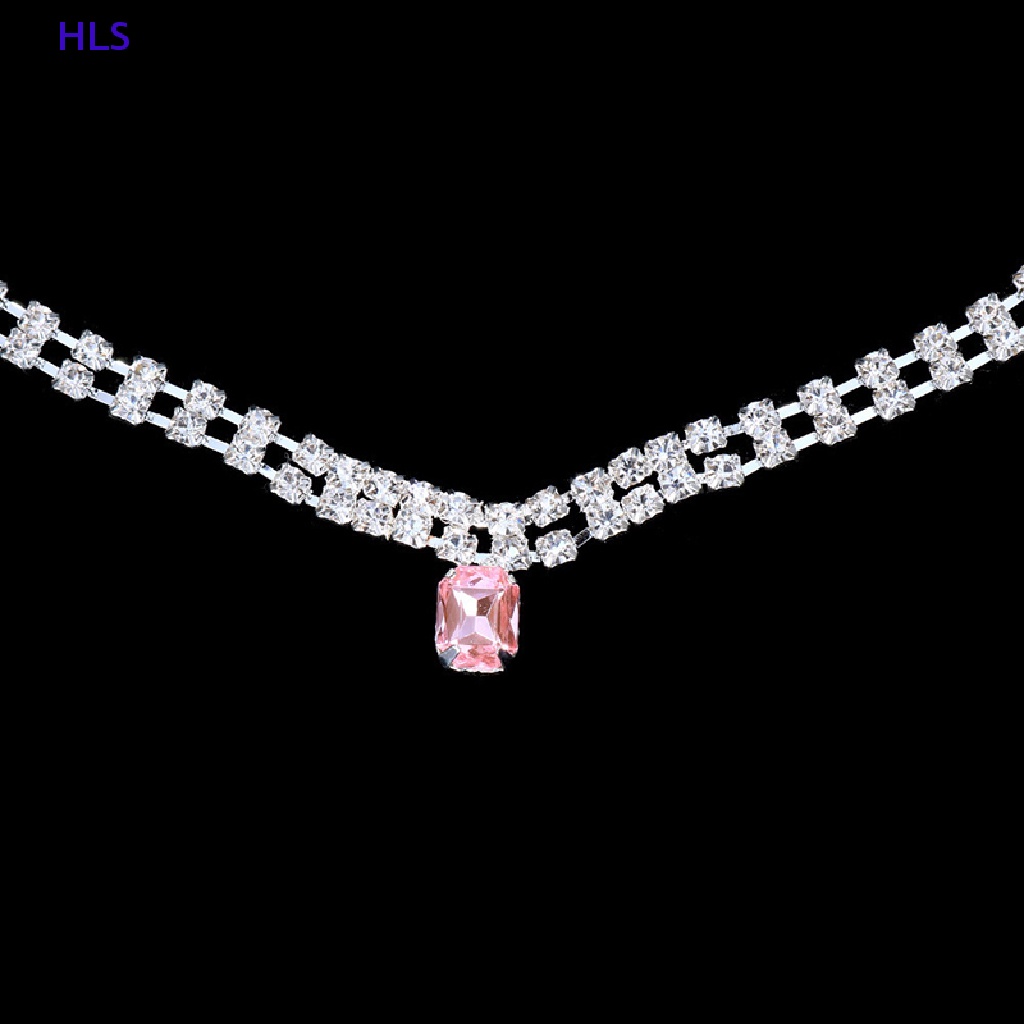 [HLS] Dây Đeo Mắt Xích Đính Đá Pha Lê Trang Trí Áo Ngực Thời Trang Đi Biển Làm Quà Tặng Cho Nữ