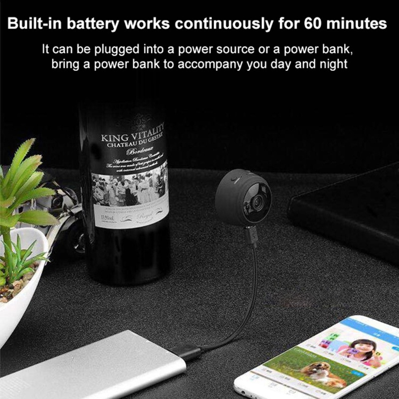 Camera An Ninh Thông Minh 1080P Kết Nối WiFi Hỗ Trợ Tầm Nhìn Ban Đêm