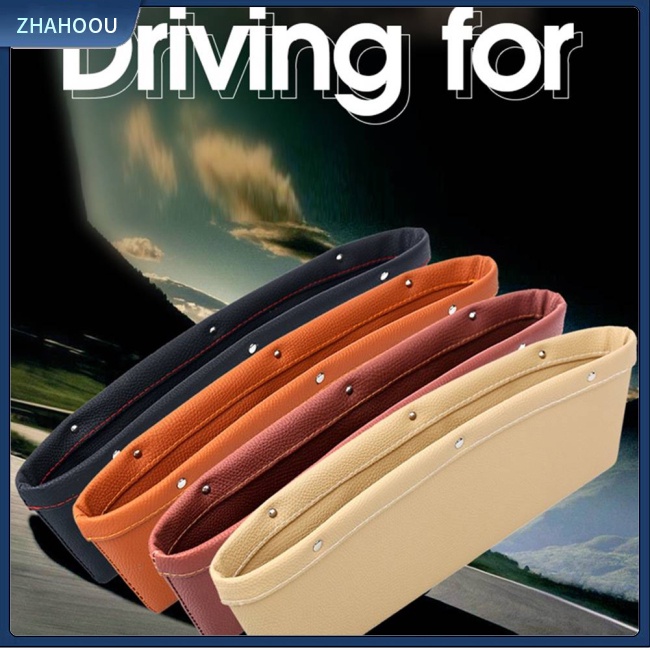 ☃Nhà Cửa☃ 1 Cặp Túi Đựng Vật Dụng Gắn Khe Hở Ghế Ngồi Xe Hơi