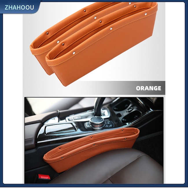 ☃Nhà Cửa☃ 1 Cặp Túi Đựng Vật Dụng Gắn Khe Hở Ghế Ngồi Xe Hơi