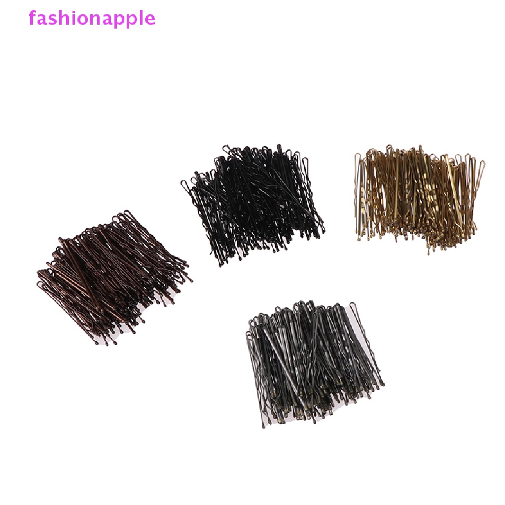 Set 100 Kẹp Tóc Dây Đen Cá Tính