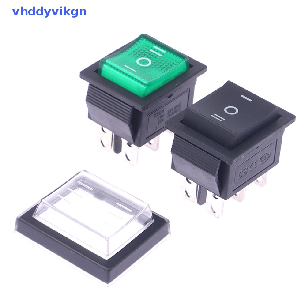 Công Tắc Bật / Tắt Đèn Cho Tàu Thuyền VHDD KCD4 KCD6 4 / 6PIN