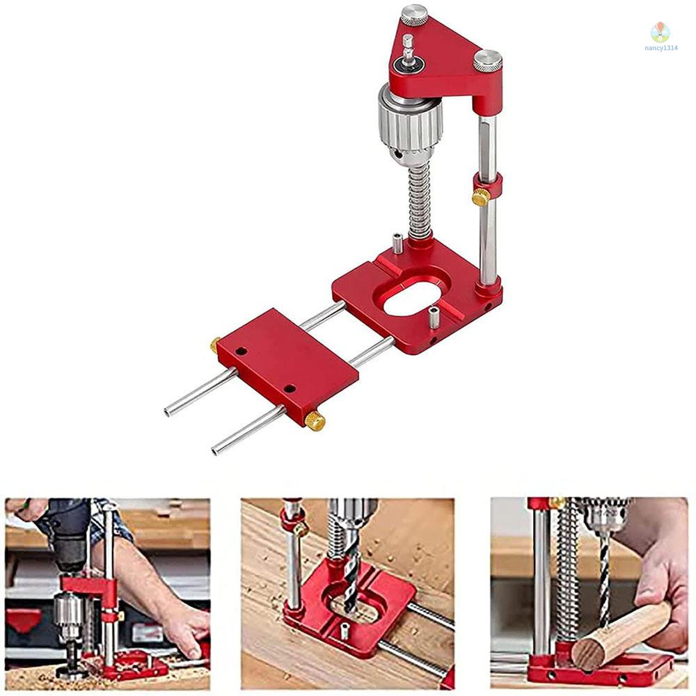 Dụng Cụ Định Vị Khoan Lỗ Chính Xác Bằng Thép Dành Cho Thợ Mộc