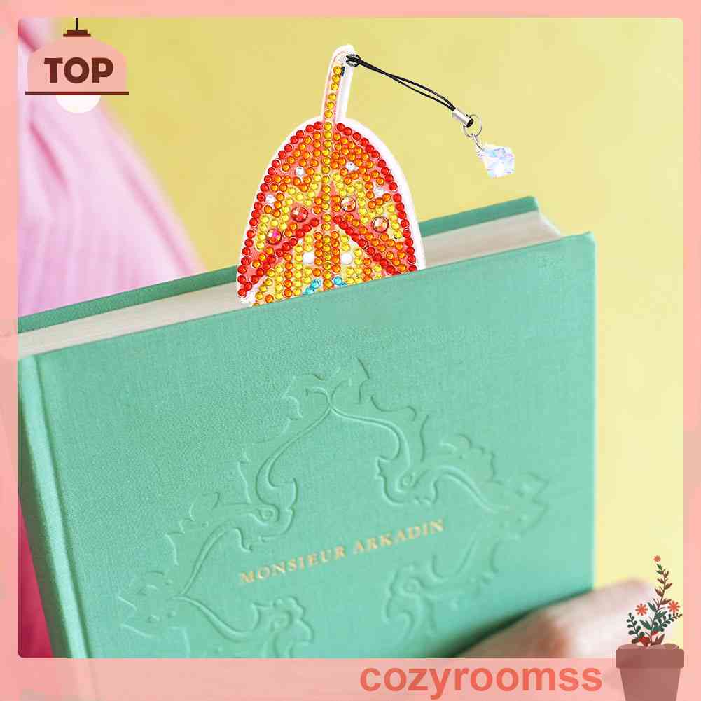 Sách Đánh Dấu Thủ Công 5D Hình Chiếc Lá Sáng Tạo Dành Cho Người Lớn Và Trẻ Em