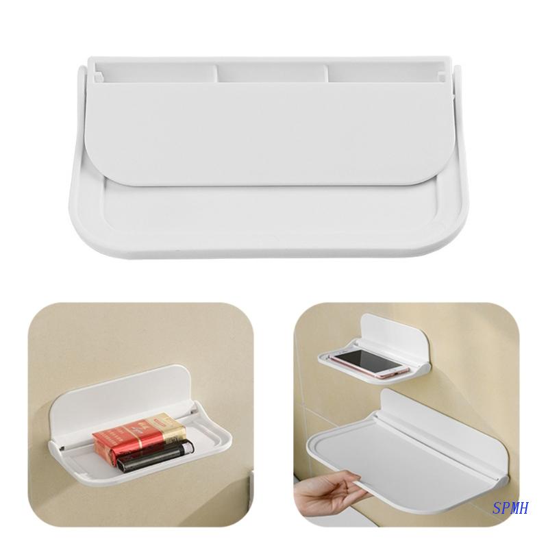 Kệ Đựng Điện Thoại Gắn Tường 2 Kích Cỡ Có Thể Gập Lại Tiện Dụng Cho Phòng Tắm