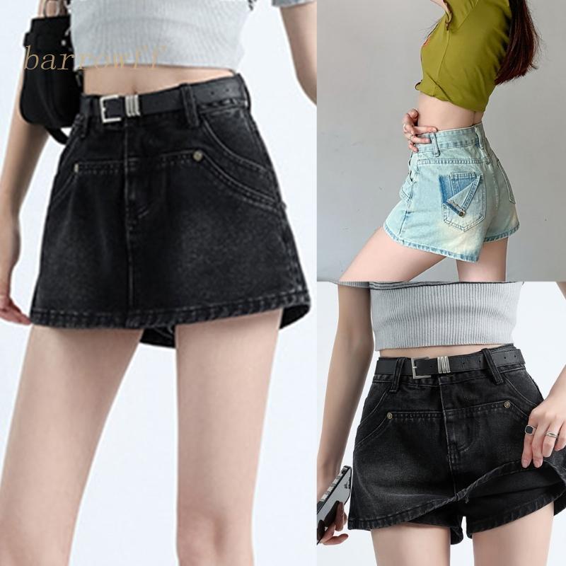 Chân Váy Jeans Chữ A Phong Cách Đường Phố Thời Trang Cho Nữ Schoo
