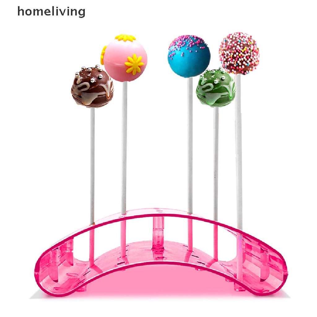 Giá Đỡ Kẹo Mút 20 Lỗ Chất Liệu Acrylic Trong Suốt Siêu Bền