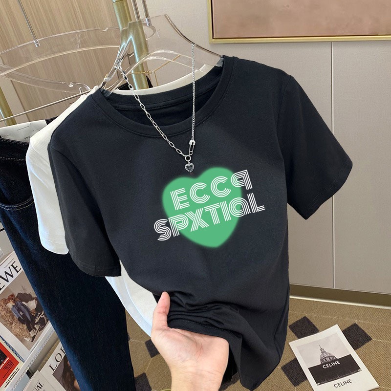 NRVP Áo Thun 100% Cotton Tay Ngắn Phong Cách Hàn Quốc Mới