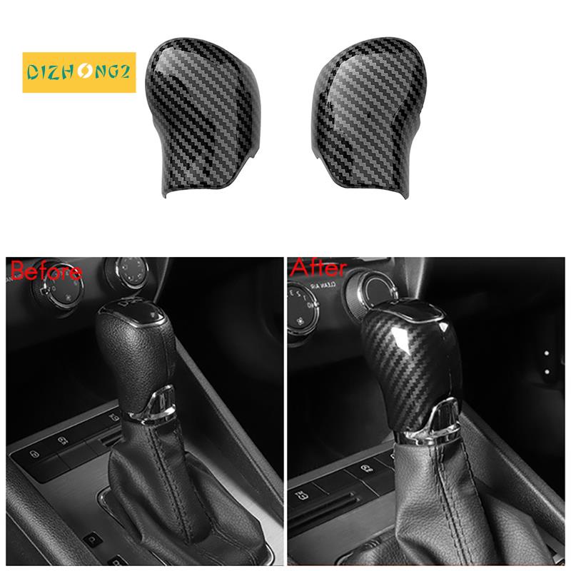 Vỏ Bọc Núm Cần Số Bằng Sợi Carbon Cho Skoda Octavia A7 Superb Fabia