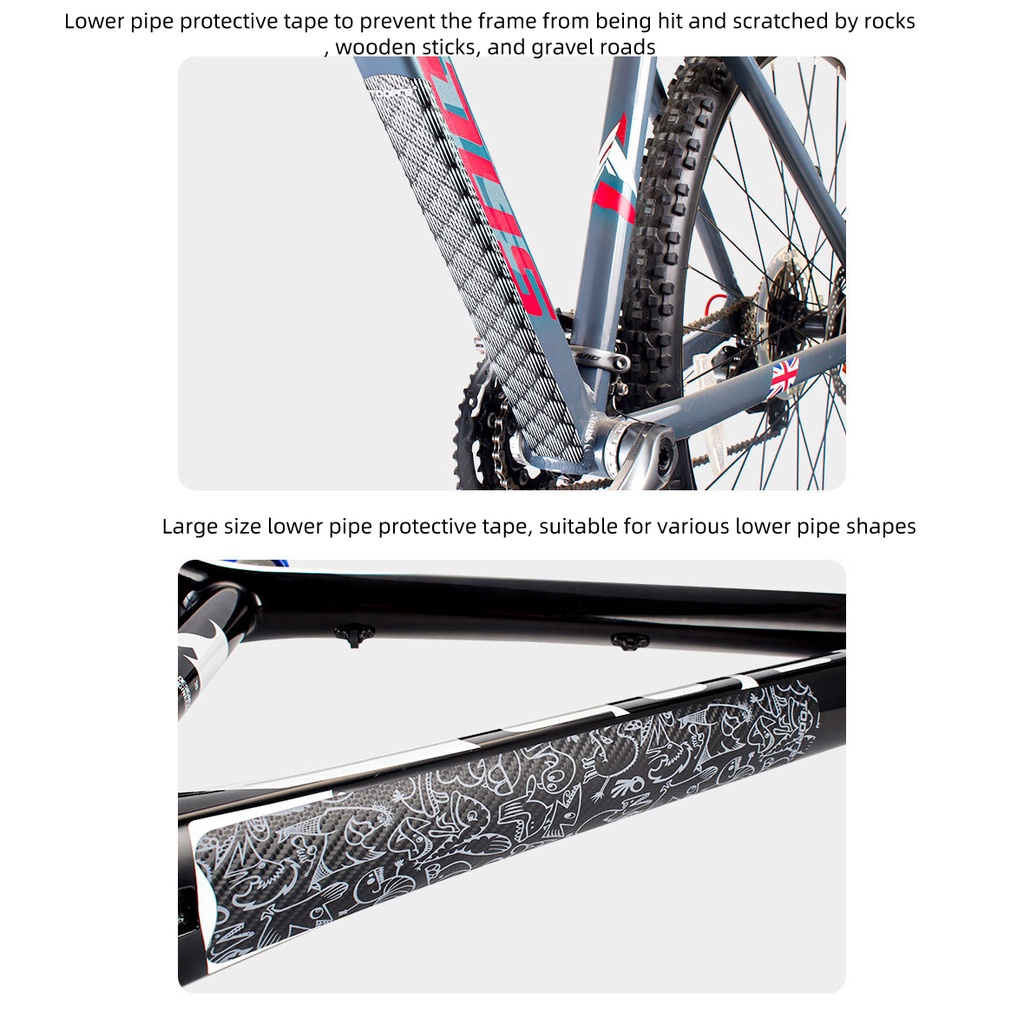 Miếng Dán Bảo Vệ Khung Dây Xích Xe Đạp Leo Núi