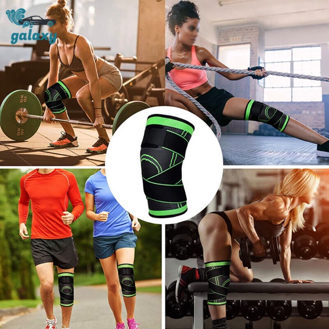 Galaxy Đệm Bảo Vệ Đầu Gối Co Giãn Thoáng Khí Trọng Lượng Nhẹ Chống Trượt Dành Cho Tập Luyện Thể Thao Chạy