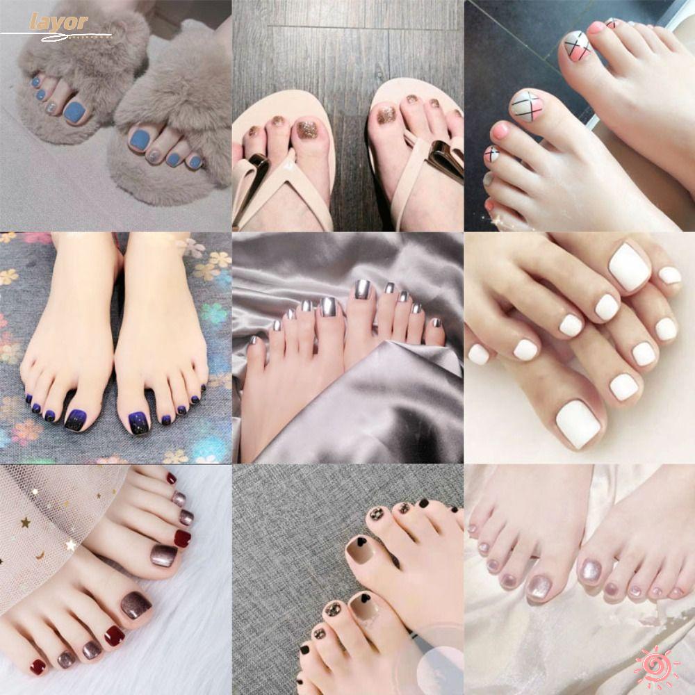 Giày Móng Chân Giả Đính Kim Sa Lấp Lánh Cho Bé Gái