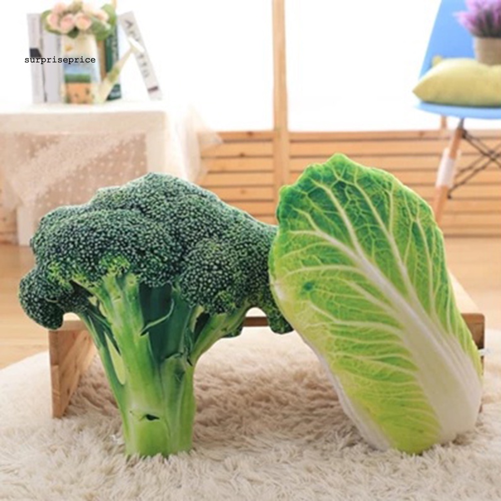 Gối Nhồi Bông Hình Rau Củ Quả Broccoli Dễ Thương