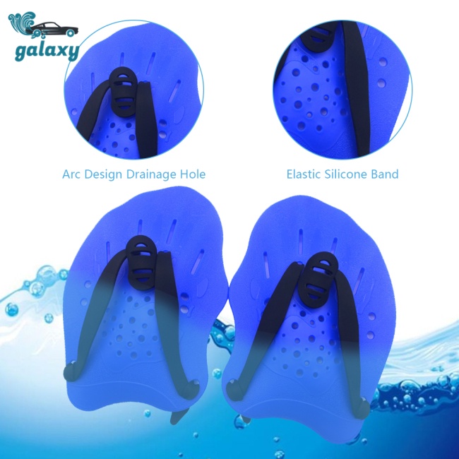 Galaxy 1 Cặp Mái Chèo Bơi Kèm Dây Đeo Tay Nhiều Màu Sắc Tùy Chỉnh Tiện Dụng Cho Nam Và Nữ