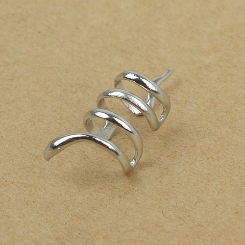 Bông Tai Dạng Kẹp Hình Rắn Mini Độc Đáo Thời Trang Cho Nữ