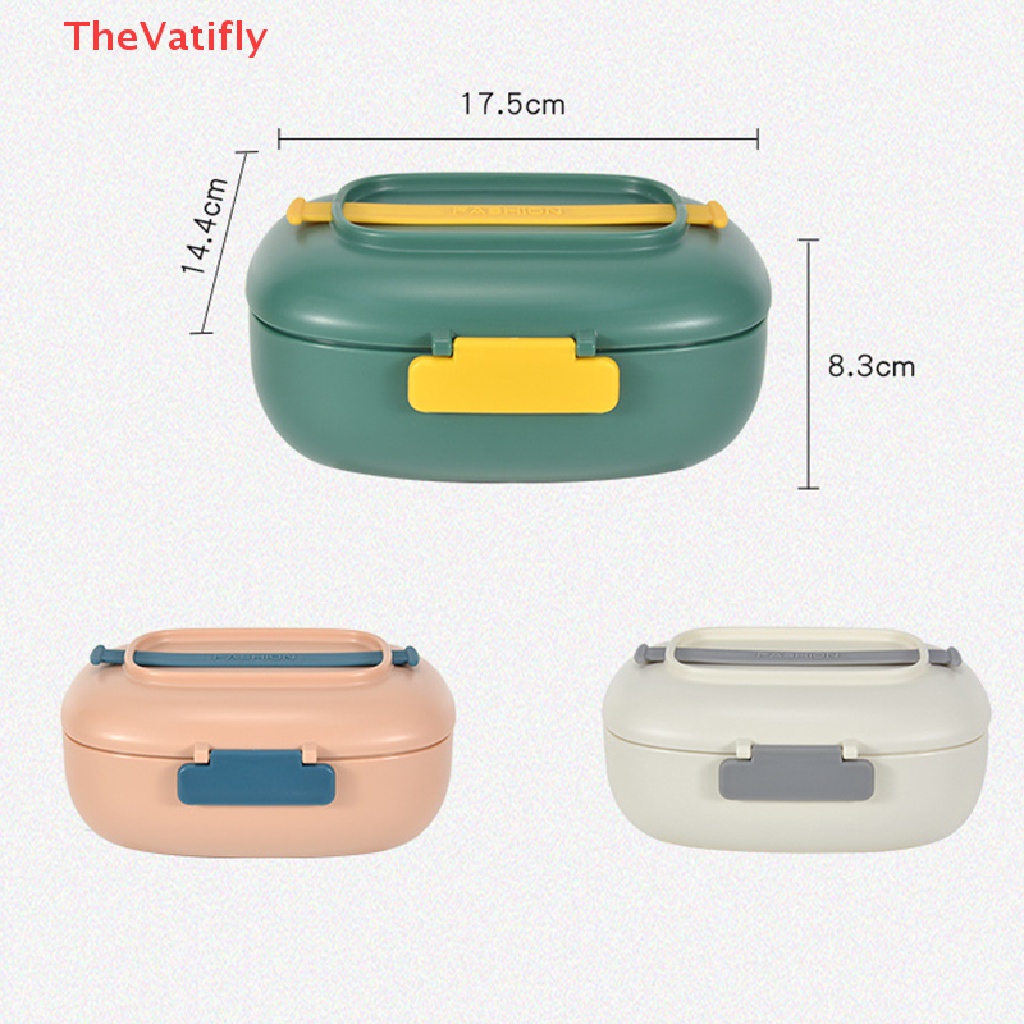 [Thevalifly] Hộp cơm Nhỏ Gọn Có Dây Đeo Thời Trang Và Sáng Tạo Với Hộp Đựng Thức Ăn Nhẹ Di Động Cho Trẻ Em