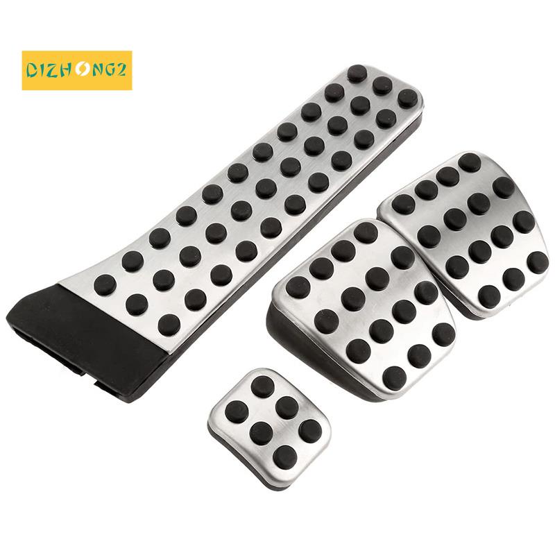 Bộ 4 Bàn Đạp Bằng Thép Không Gỉ Cho Mercedes-Benz W202 W203 W204 W124 W210 W211 W212 W218 X204 R172 R231 C E CLS Glk SLK