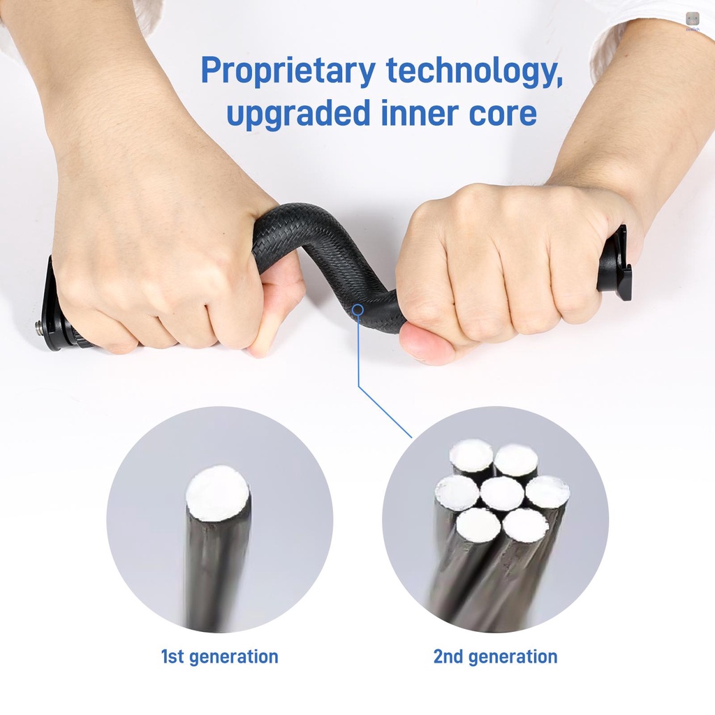 Giá Đỡ Ba Chân Andoer MT-01 Để Bàn 2 Mức Độ Điều Chỉnh Chiều Cao 360° Đầu Bi Xoay Có Giá Đỡ Điện Thoại Chịu Tải Tối Đa. 5kg Hỗ Trợ Live Streaming Online