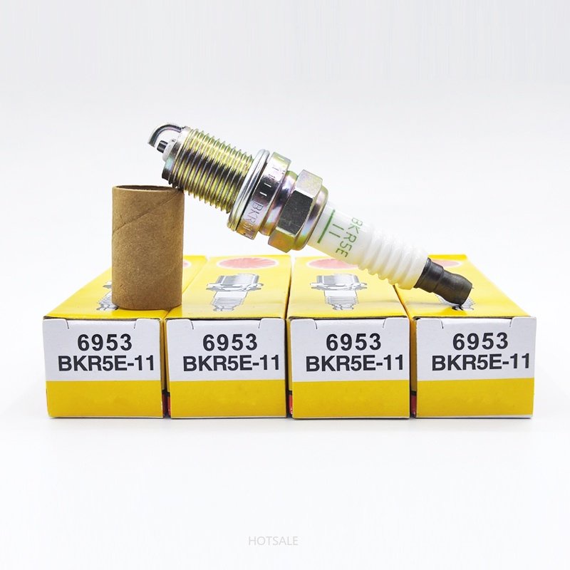 Bộ 4 Bugi Đánh Lửa Cho Honda City 1996-2013 Honda Civic 1990-2006 Honda Jazz 1.3 IDSI BKR5E11-6953